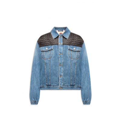 BOTTEGA VENETA VINTAGE INDIGO DENIM JACKET 833896V42W04715